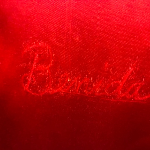 Vintage Ice Capades skater’s red + cream reversible satin bomber jacket - small - Picture 7 of 15